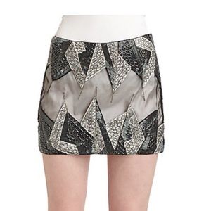 NWOT GRYPHON SILK EMBELLISHED SKIRT S
